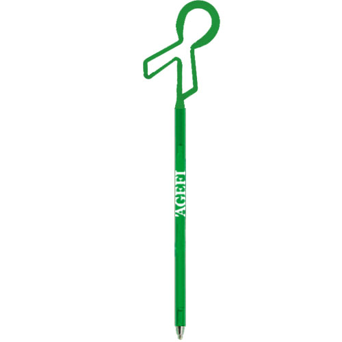 Awareness Ribbon Pen Translucent Dark Green
