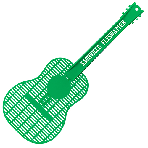 Large Guitar Fly Swatter  Green