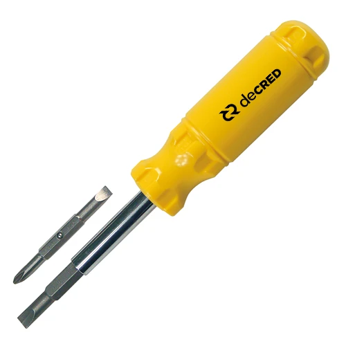 Screwdriver-6 In One  Yellow
