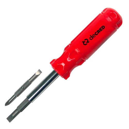Screwdriver-6 In One  Red