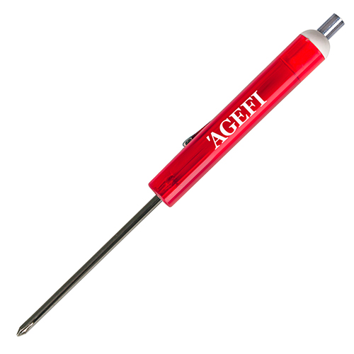 Phillips Blade Screwdriver #0- Magnet Top Translucent Red