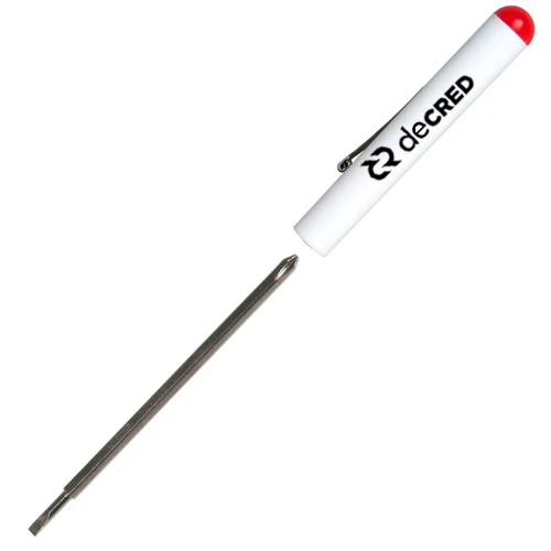 Reversible 2.5mm Tech - 0# Phillips Screwdriver with Button Top
