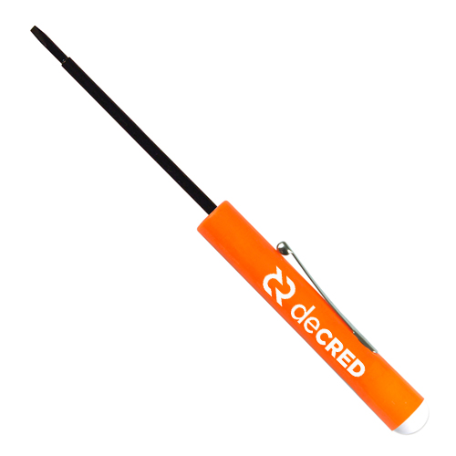Tech Blade - Button Top Screwdriver-2.5mm  Orange