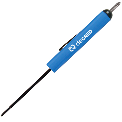 Tech Blade 2.5mm- #0 Phillips Top Screwdriver  Blue