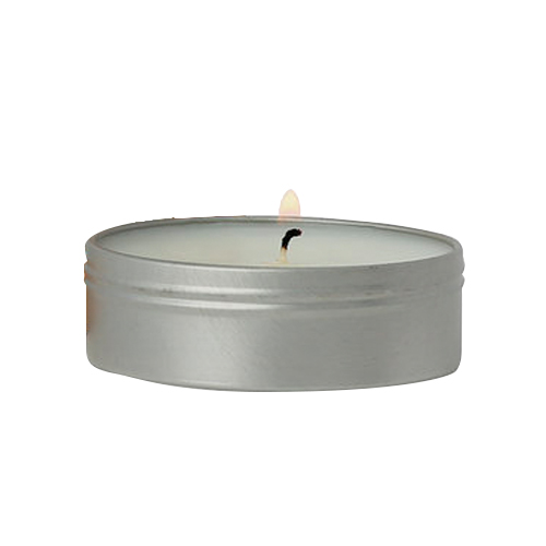 Scented Candle in Screw-Top Metal Tin-2oz. Silver