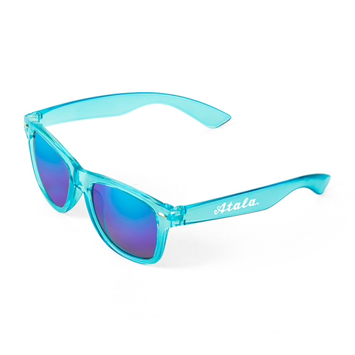 Waikiki Mirrored Tonal Sunglasses  Carribbean Blue