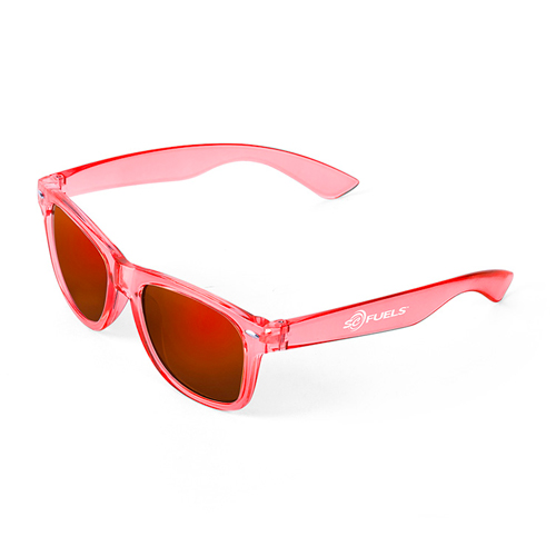 Waikiki Mirrored Tonal Sunglasses  Red