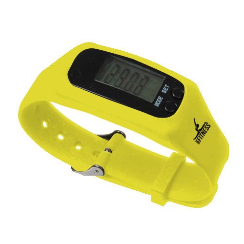Wrist Style Pedometer Yellow