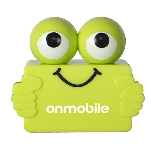 Webcam Security Cover Smiley Guy Lime Green