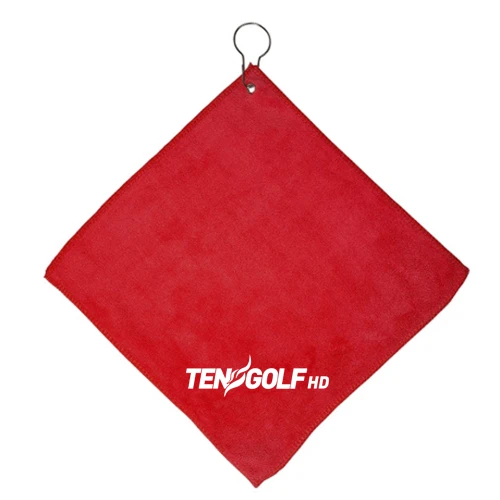 Microfiber Golf Towel  Red