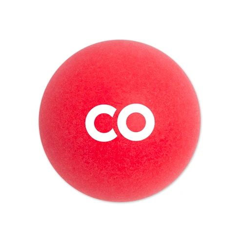 Ping Pong Balls in Color Red