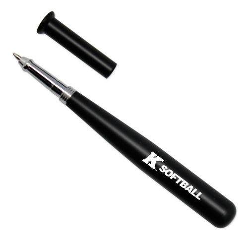 Metallic Baseball Bat Pen Black