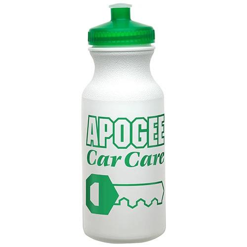 Economy Bottle with Push-Pull Lid 20 oz Green