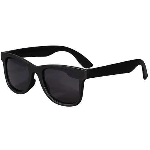 Youth Single Tone Matte Sunglasses Black