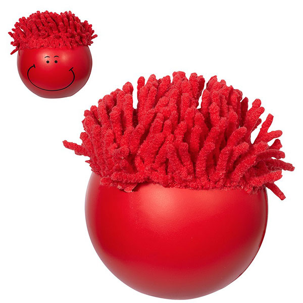 Moptoppers® Stress Reliever Solid Colors Red