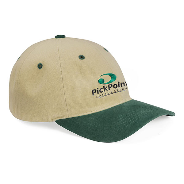 Sportsman Brushed Unstructured Cap Khaki/Forest Green