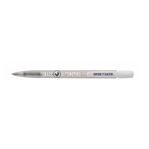 Custom BIC® Media Clic™ Ice Pen  Clear