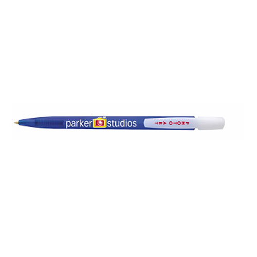 Custom BIC® Media Clic™ Ice Pen  Blue