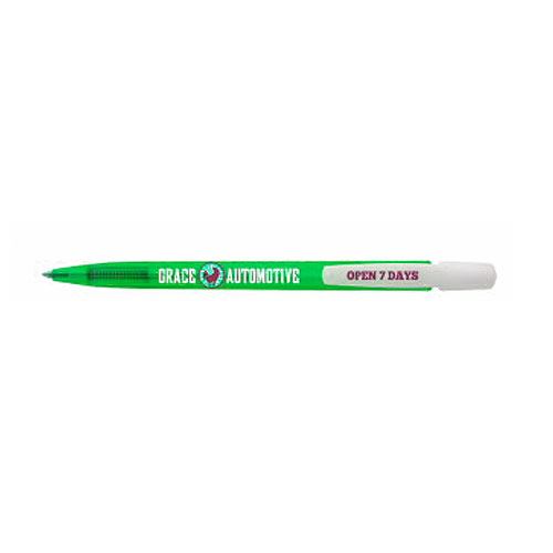 Custom BIC® Media Clic™ Ice Pen  Green