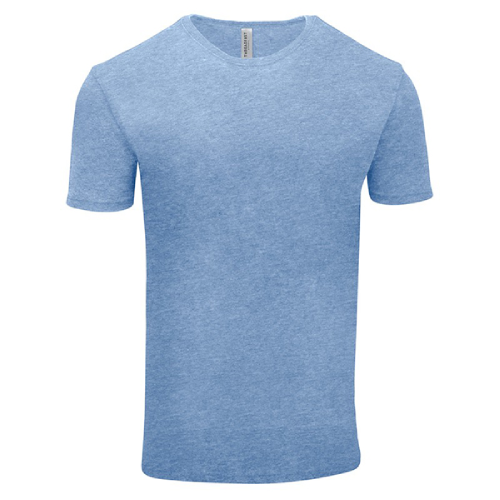 Threadfast Unisex Vintage Dye Short Sleeve T-Shirt  Denim Blue
