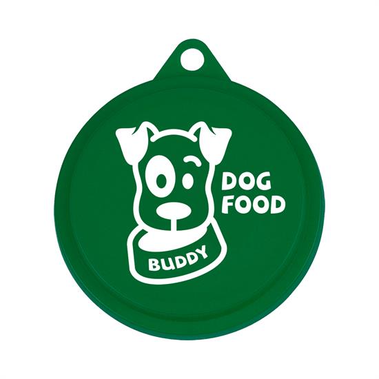 Custom Pet Food Can Lids for dogs or cats Green