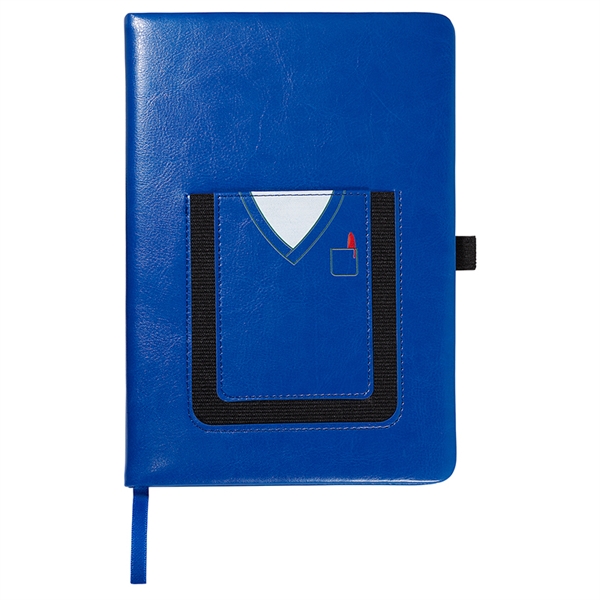 Leeman Medical Theme Journal Book with Cell Phone Pocket