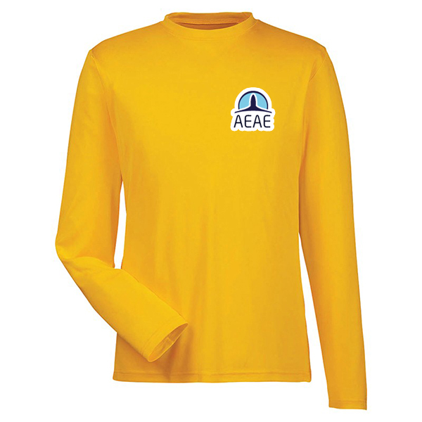 Team 365® Men's Zone Performance Long-Sleeve T-Shirt Athletic Gold