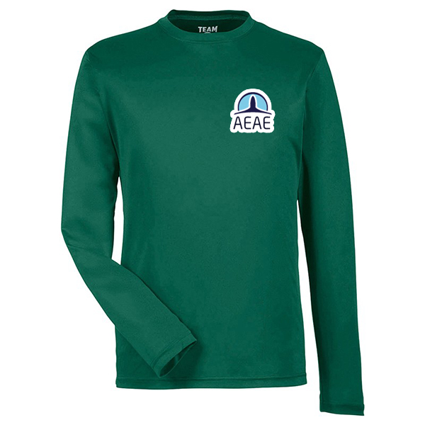 Team 365® Men's Zone Performance Long-Sleeve T-Shirt Forest Green