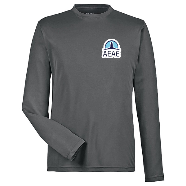 Team 365® Men's Zone Performance Long-Sleeve T-Shirt Graphite
