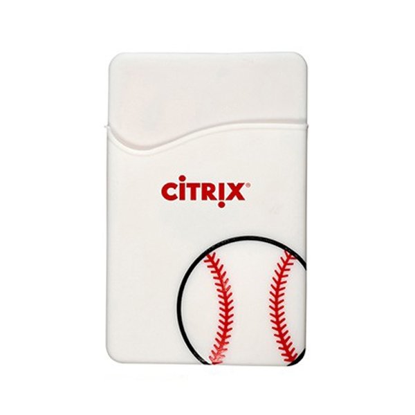 Sport-Themed Silicone Phone Pockets  Baseball