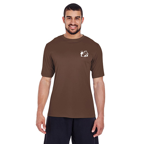 Team 365® Men's Zone Performance T-Shirt Brown