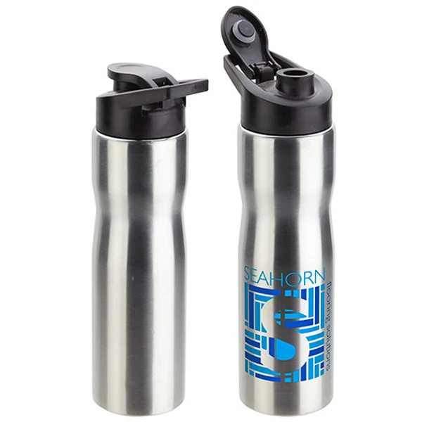 Cresent 25 oz. Stainless Steel Bottle  Silver