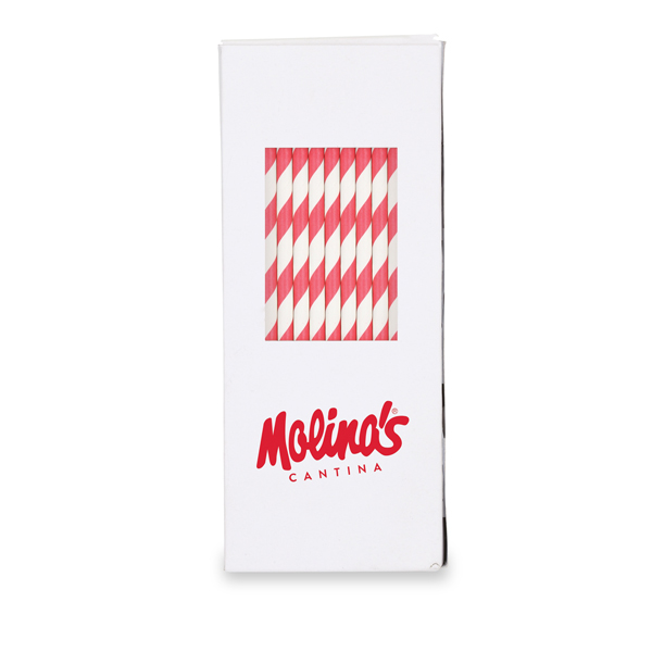 Paper Straws  Red