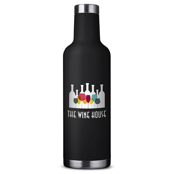  Alsace Vacuum Insulated Wine Bottle  Black