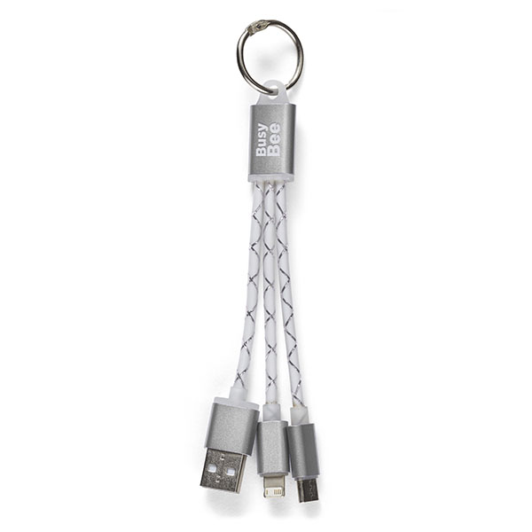 Trio Metallic Cross Ribbon Cables  Silver
