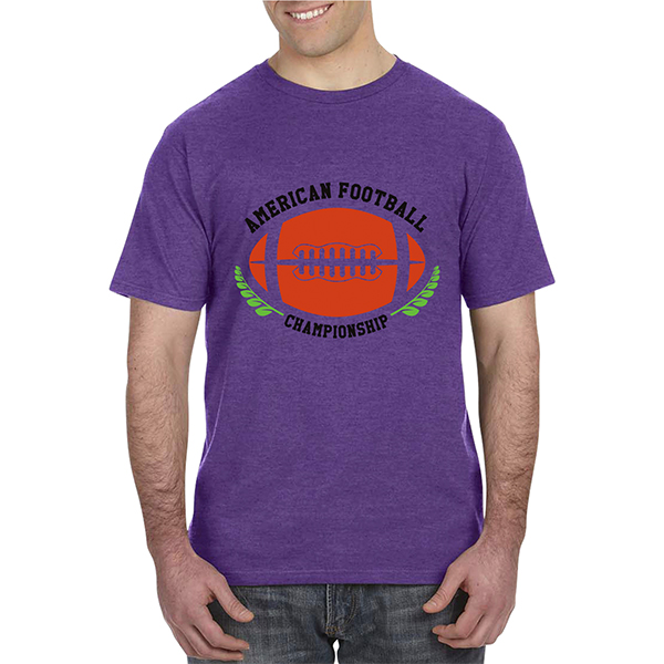 Anvil Lightweight T-Shirt Heather Purple