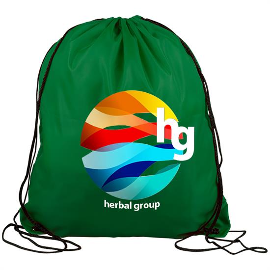 The Graduate - Drawstring Backpack - Digital Green
