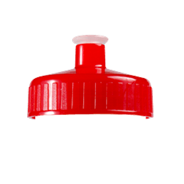 UpCycle RPET Bottle Push Pull Lid-20 Oz.  Red