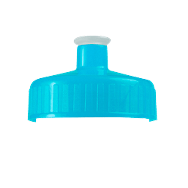 UpCycle RPET Bottle Push Pull Lid-20 Oz.  Cyan