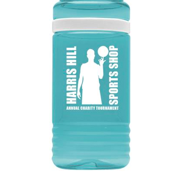 Custom Transparent Sports Bottle- 20oz