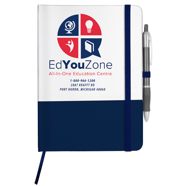 Capitola Notepad Notebook with Pen Loop