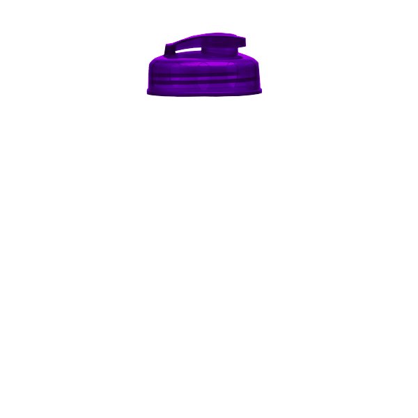 Poly-Pure Transparent Bottle with Flip Lid Translucent Violet