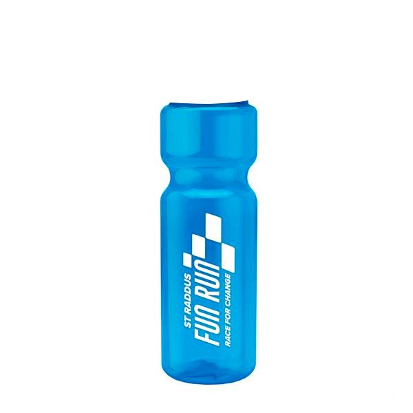Champion Transparent Bottle with Flip Lid (28 Oz.) Translucent Blue