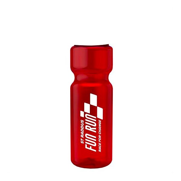 Champion Transparent Bottle with Flip Lid (28 Oz.) Translucent Red