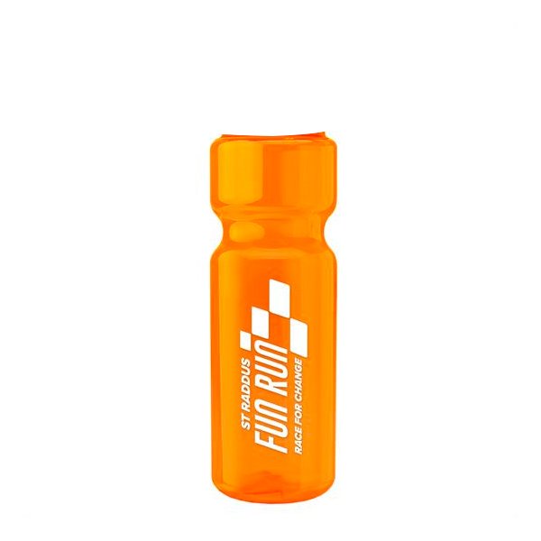 Champion Transparent Bottle with Flip Lid (28 Oz.) Translucent Orange