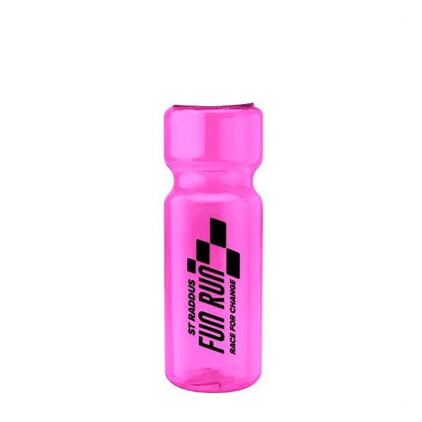 Champion Transparent Bottle with Flip Lid (28 Oz.) Translucent Pink