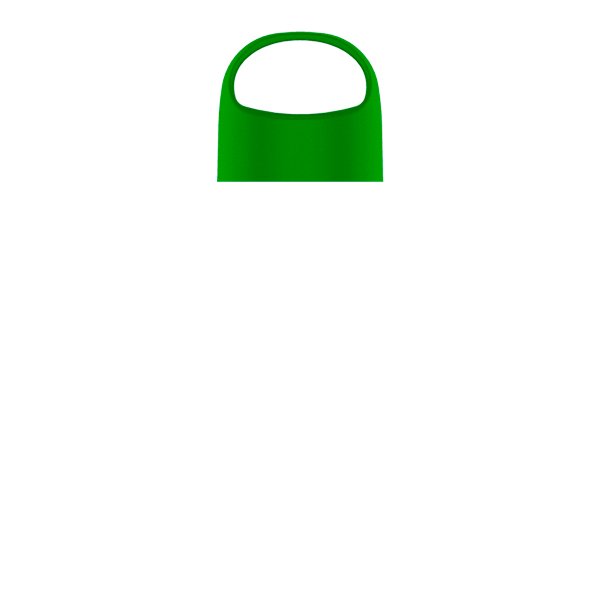 Mini Mountain Tritan Bottle with Oval Crest Lid Green