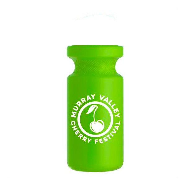 Eco-Cycle Bottle with USA Flip Lid -22 Oz. Lime Green