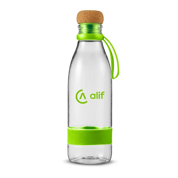 Restore Tritan Water Bottle with Cork Lid-22 Oz.  Lime