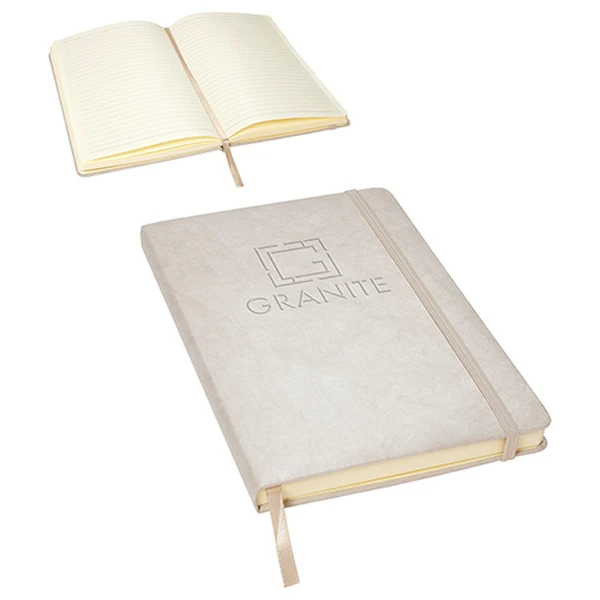 Granite Hardcover Journal Light Grey